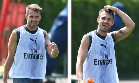 Ramsey cười hết cỡ khi sắp có hợp đồng mới