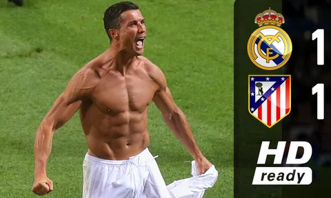 Real Madrid 1-1 Atletico Madrid (5-3, CK Champions League 2016)