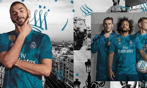 Real Madrid tung áo đấu thứ 3 cực chất