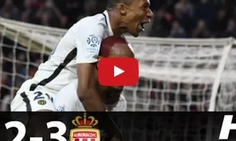 Rennes 2-3 Monaco (vòng 38 Ligue 1)