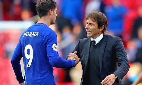 Conte thách Morata: Khỏe rồi, hãy sút tung lưới Tottenham!