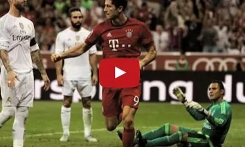 Robert Lewandowski và màn trình diễn hủy diệt trước Real Madrid