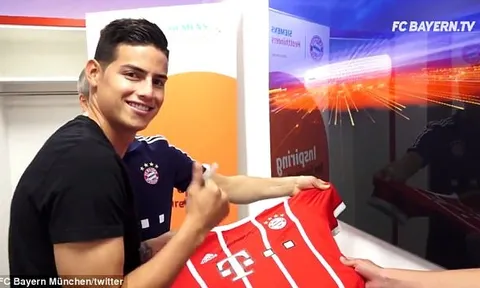 Rời 'địa ngục' Bernabeu, James Rodriguez đã đặt chân xuống Bayern Munich