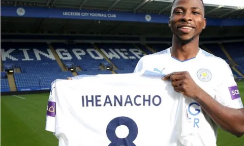 Rời Man City, Iheanacho tươi rói trong ngày ra mắt Leicester