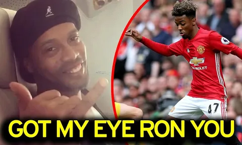 Ronaldinho bất ngờ gửi lời chúc đến sao trẻ Man Utd