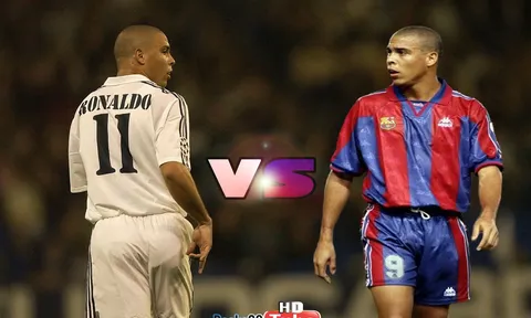 Ronaldo de Lima trong màu áo Barca & Real