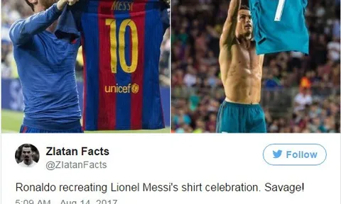 Ronaldo khoe áo 'phản đòn' Messi, fan Real nói gì?