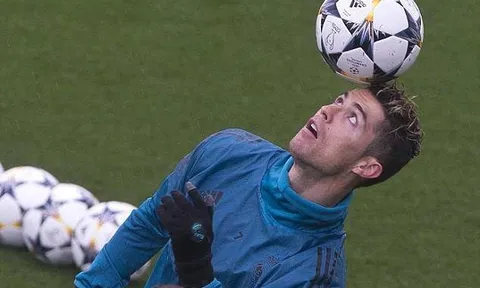 Ronaldo luyện thêm tuyệt kỹ, chờ phá lưới Juventus