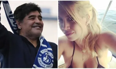 Vợ Icardi từng là tình một đêm của... Maradona?