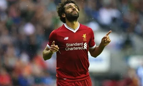 Salah 'mở hàng', Liverpoool thoát thua trước Wigan