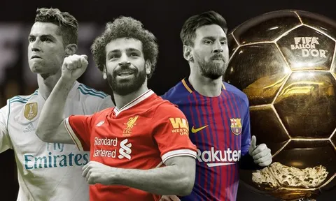 Ronaldo gửi thông điệp mạnh mẽ cho Salah về Quả Bóng Vàng