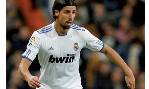 Sami Khedira khi còn chơi cho Real Madrid