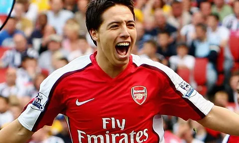 Samir Nasri thời còn khoác áo Arsenal