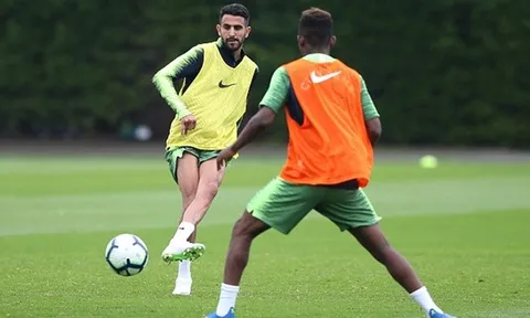 Sân tập vắng sao, tân binh 60 triệu bảng của Man City tha hồ thể hiện tuyệt kĩ