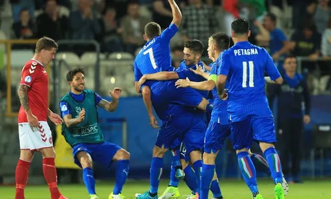 Sao bự tịt ngòi, U21 Italia vẫn dễ dàng hạ gục U21 Đan Mạch
