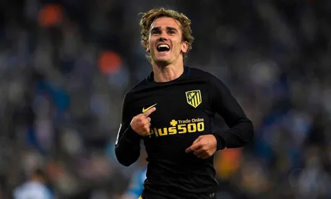 Sao Man Utd mời gọi Antoine Griezmann