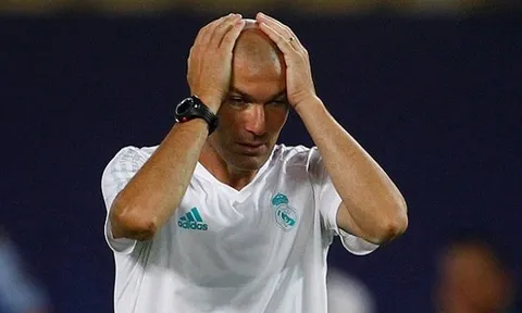 Sắp đấu M.U, Zidane đau đầu trên sân tập
