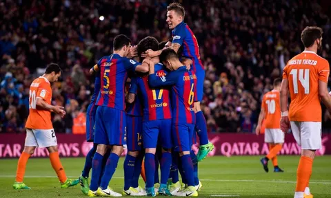 Sau tất cả, Mascherano có bàn thắng đầu tiên cho Barca
