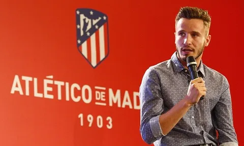 Saul Niguez 'rưng rưng' trong ngày gia hạn với Atletico