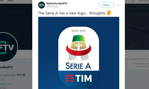 Serie A đổi Logo, chờ đợi kỷ nguyên mới