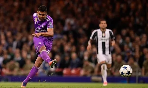 Siêu phẩm của Casemiro vs Juventus (CK Champions League 2017)