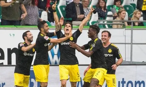Siêu phẩm của Marc Bartra vào lưới Wolfsburg