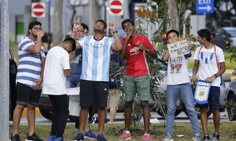 Người Singapore thất vọng vì Messi