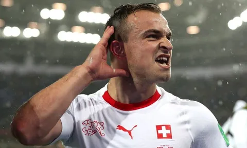 Shaqiri: "Màn ăn mừng chỉ đơn giản từ cảm xúc"