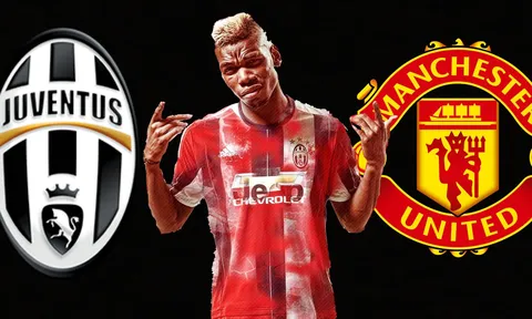 So sánh Pogba trong màu áo Juventus và Man Utd