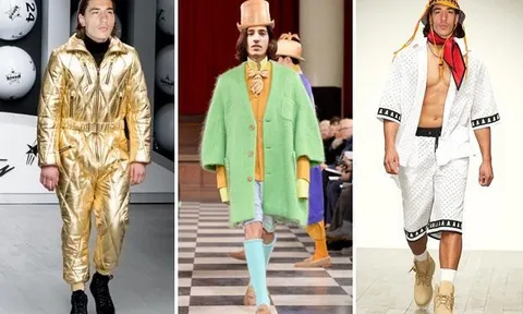 Ngất ngây với khoảnh khắc cầu thủ lấn sân sang sàn catwalk