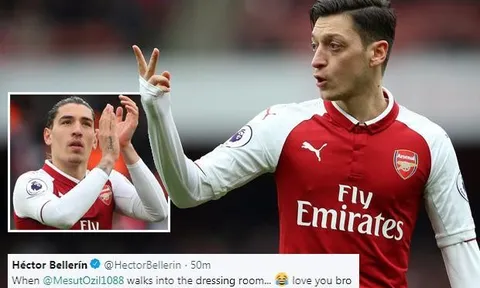 Bellerin hành xử khôn ngoan sau “sự cố” với Mesut Ozil