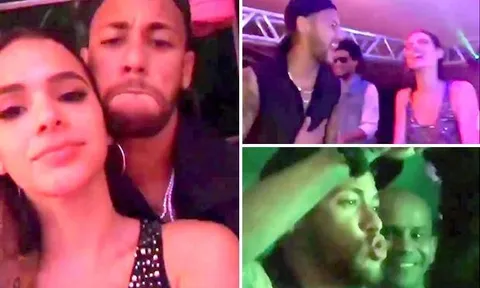 Mừng sinh nhật bạn gái, Neymar tặng quà độc