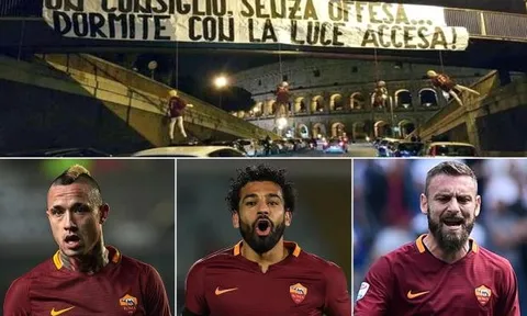 Thua trận derby, cầu thủ Roma bị dọa giết