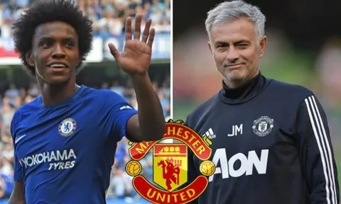 Chuyển nhượng Man Utd: Willian sẽ trở thành cái tên tiếp theo tái hợp Jose Mourinho?