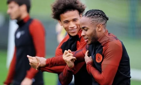 Sterling và Leroy Sane - Đôi cánh tương lai của Man City