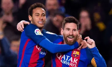 Sự kết hợp đáng sợ giữa Messi và Neymar
