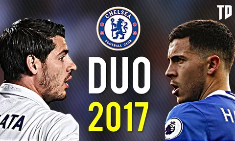 Sự kết hợp giữa Eden Hazard & Alvaro Morata
