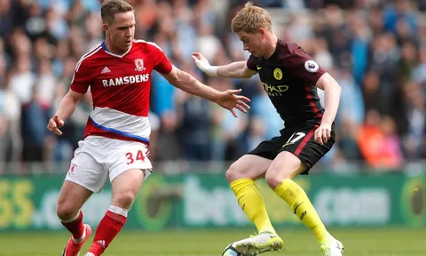 Suýt thua trước Boro, Man City cùng chung cảnh ngộ với Man United