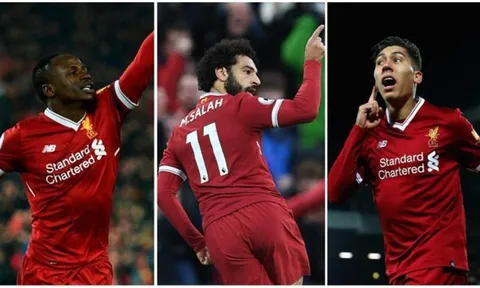 "Tam sát" của Liverpool "vô đối" ở Champions League