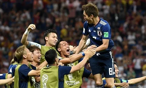 Hai lần xé lưới Courtois, Nhật Bản viết nên trang sử mới tại World Cup