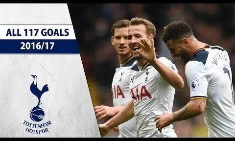 Tất cả 117 bàn thắng của Tottenham mùa 2016/17