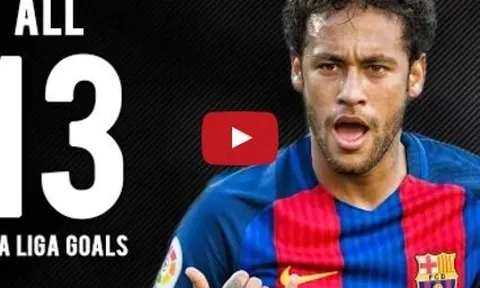 Tất cả 13 bàn thắng của Neymar tại La Liga mùa 2016/17