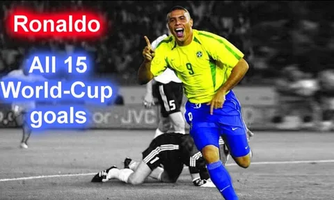 Tất cả 15 bàn thắng của Ronaldo tại World Cup