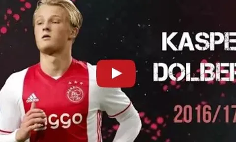 Tất cả 23 bàn thắng của Kasper Dolberg mùa 2016/17