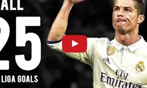 Tất cả 25 bàn thắng của Cristiano Ronaldo tại La Liga mùa 2016/17