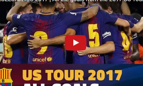 Tất cả bàn thắng của Barca tại ICC 2017