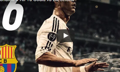 Tất cả bàn thắng của Ronaldo vào lưới Barca