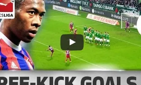 Tất cả các bàn thắng đá phạt của David Alaba cho Bayern Munich