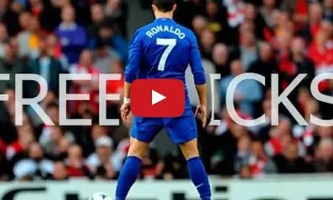 Tất cả các bàn thắng từ chấm đá phạt của Cristiano Ronaldo cho Man United