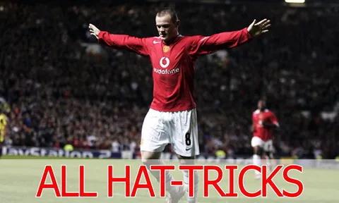 Tất cả cú hattrick của Wayne Rooney